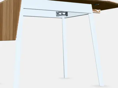 IKEA PS 2012 Drop-leaf table Low-poly 3D model purchase
