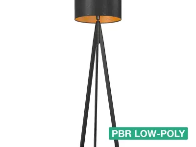 Floor Lamp - Veritate - High- and Low-poly  3D Model Collection