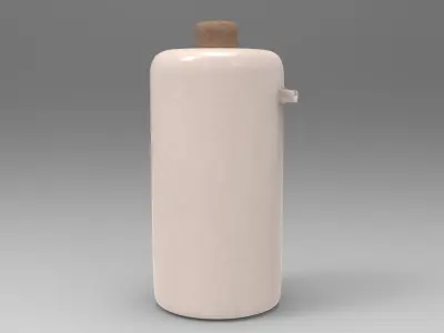 Zimga Oil Jug Low-poly 3D model