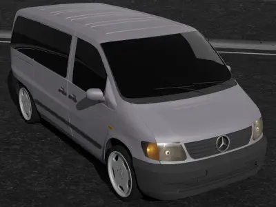 Mercedes-Benz-v class 1996 3D model
