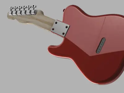 Ultra Realistic guitar  3D print model