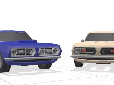 1968 barracuda Free 3D model