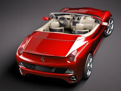Ferrari California midp 3D model