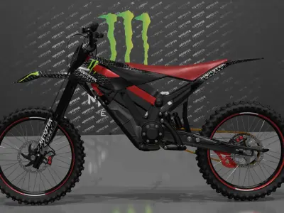 Apollo RFN Electric Bike Low-poly 3D model