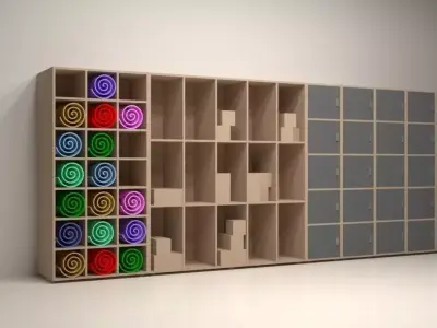 3in1 Shelf Free 3D model