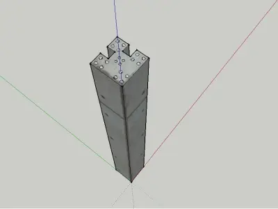 RCCB PILLARS 3D model