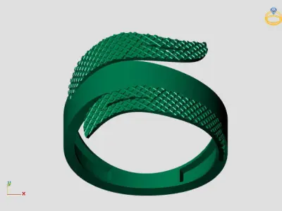 Women Plain Ring STL Models Womens Ring 3dmodels 3D print model 3D print model 62