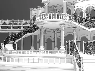 Couple Stage 3D model