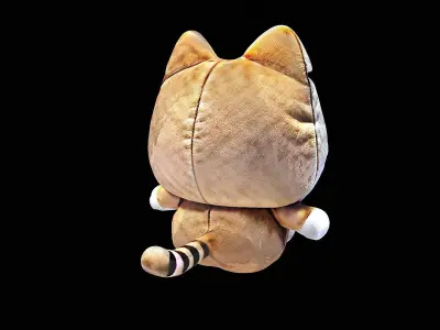 cute little cat plush 3D model