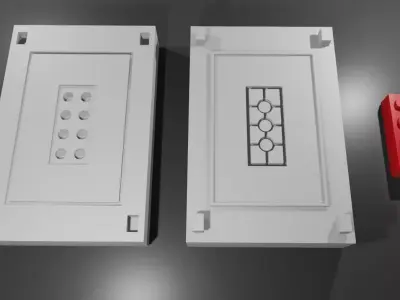 Mold for Plastic Brick - Form 3D print model