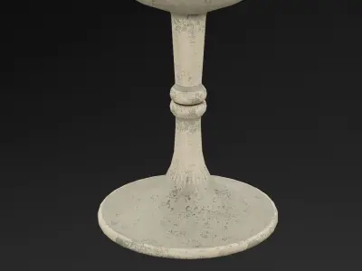 Ornate Chalice Low-poly 3D model