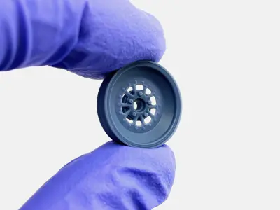 15x4 Sander 752 Wheel and Brake 3D print model