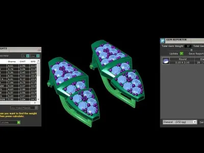 Earring Snake  3D model
