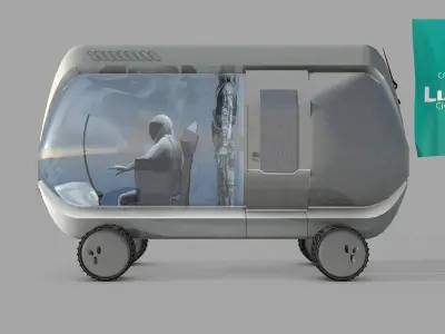 Lunar Research Car 3D model