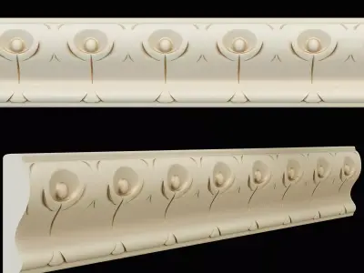 Cornice cnc 3D model