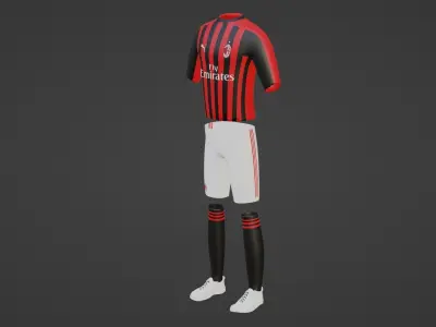Milan Sportwear Low-poly 3D model