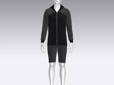 Sport Suit Low-poly 3D model 33