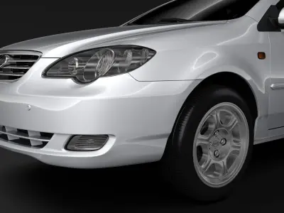 BYD F3 2016 3D model