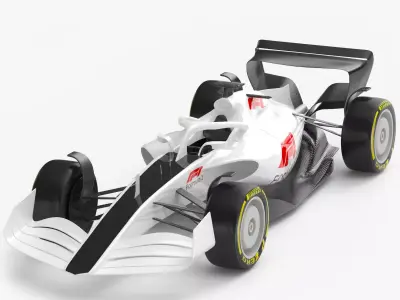 Formula 1 F1 Race Car concept 3D model