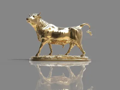 Bull  Animal 3D print model