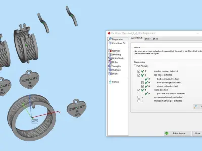 Tiffany  Set 3D print model