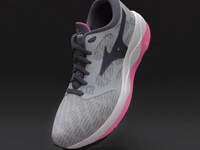 3D sport shoe Tenis mizuno falcon 3 3D model