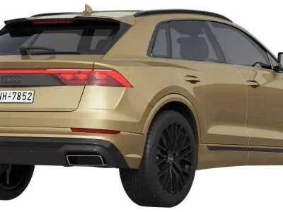 Audi Q8 2024 3D model