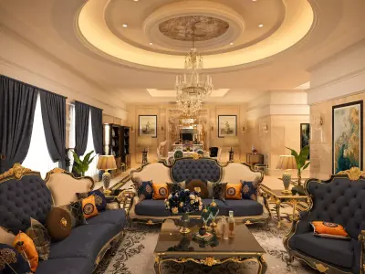 Classic Interior 3d model  3D model