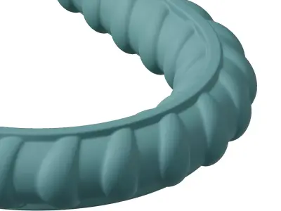 Plastic Bend TMT Bar Toy 3D model