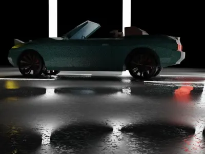 Mazda Miata  Free low-poly 3D model