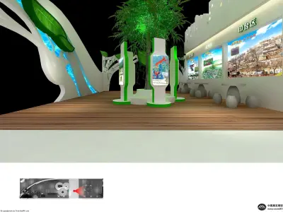 Exhibition - Area -51X12-3DMAX2009-012 3D model