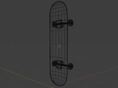 Skateboard two skateboards Free 3D model