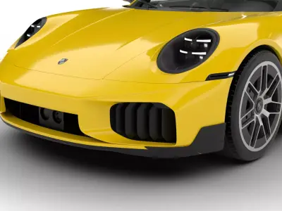 Porsche 911 Carrera Turbo S Aero 2026 3d model 3D model