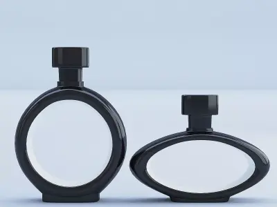 Black Decanter Glass 3D model