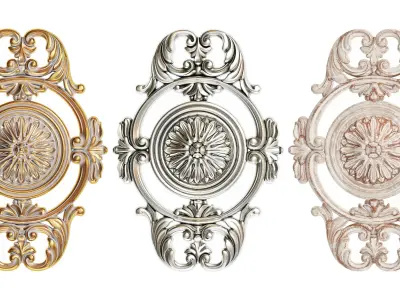 Classic carved 218 3D model