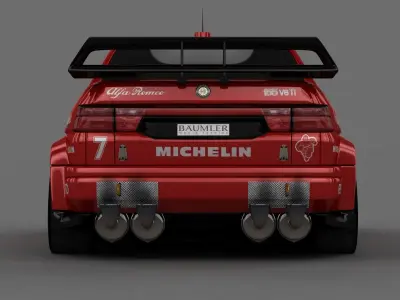 Alfa Romeo 155 V6 TI DTM 3D model
