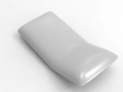 Sunny Loungers Low-poly 3D model