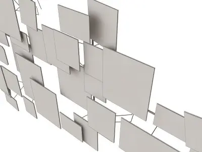 Curtis Jere - Wall Sculpture 3D model