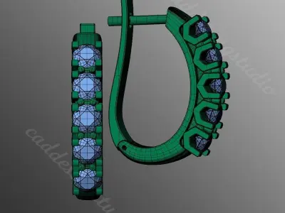 Earrings sm9 3D print model