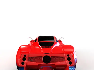 Sport Car Game Ready 3D model