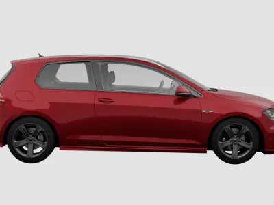 Wolkswagen Golf R 3D model