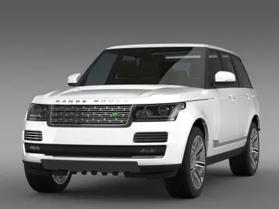 Range Rover Autobiography Black L405 2014 3D model