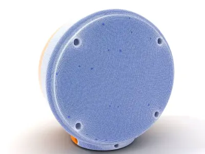 Industrial Warning Light Model Pack with Detailed Geometry Low-poly 3D model