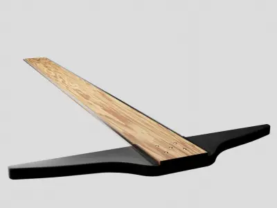 T ruller skateboard slalom board 3D model