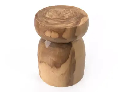 side table Low-poly 3D model