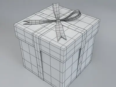 Gift Box 3D Model 3D model