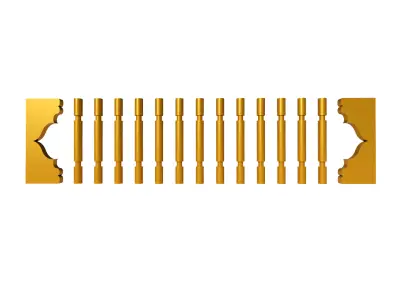 Gold Carving 15 3D model