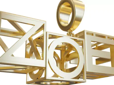 ZOE Pendant 3D print model