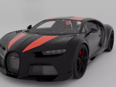 Bugatti Chiron Super Sport 3D model buy