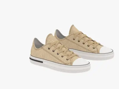 Sneakers for girl 3D model